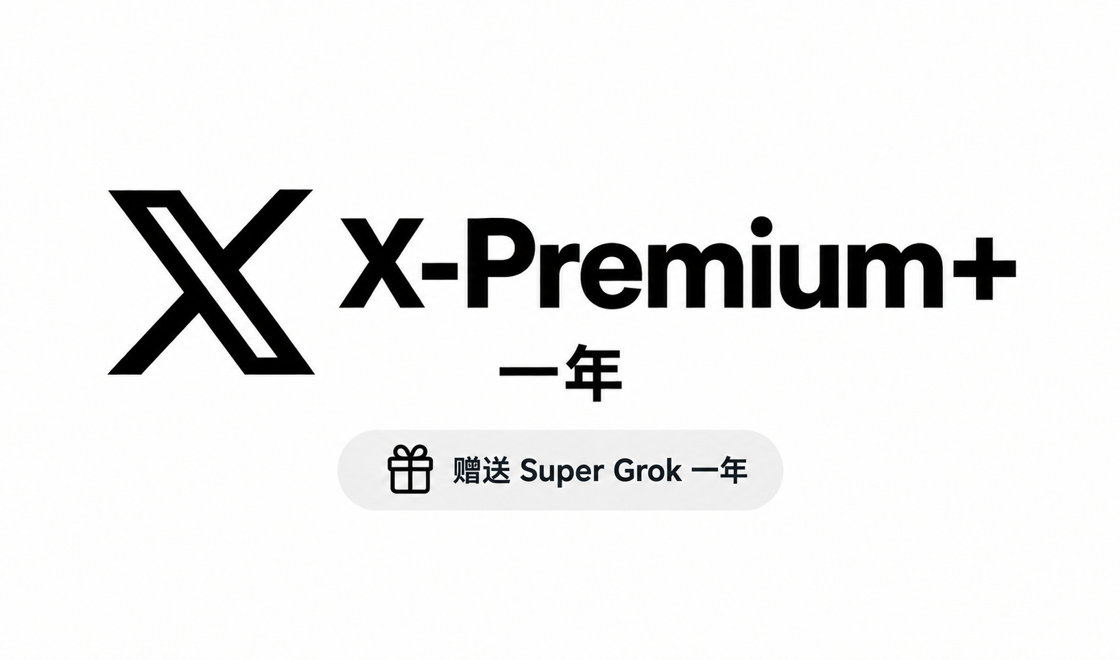 X Premium+ 充值年卡（赠送SuperGrok 1年）